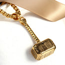 Stainless Steel Cool Hammer Quake Pendant Charm For Necklace Birthday Gift