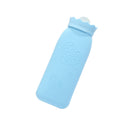 Silicone Hot Water Bottle Water Injection Heating Bag Mini Hand Warmer With Knit Cover