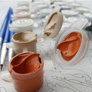 DIY Frameless Painting The Autumn Wind Is Soughing Linen Canvas Oil Painting Paint Paper Art