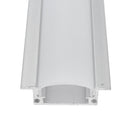 LUSTREON 45CM U/V/YW Style Aluminum Channel Holder For LED Rigid Strip Light Bar Cabinet Lamp