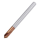 Drillpro 2 Flutes 90 Degree Chamfer End Mill 4/6/8/10/12mm HRC45 Tungsten Steel AlTiN Coating Milling Cutter