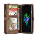 Caseme Magnetic Detachable Zipper Wallet Cash Pocket Card Slots Protective Case For iPhone XR