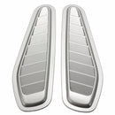 2Pcs Car Decorative Airflow Intake Scoop Turbo Bonnet Vent Cover Hood Fender