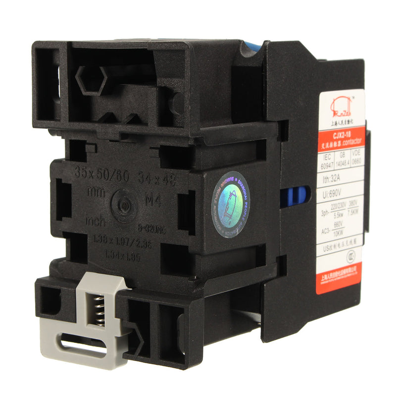 CJX2-1801 AC 220V/380V 18A Contactor Motor Starter Relay 3 POLE+1NC COIL 4KW 7.5KW