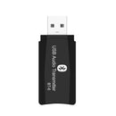 BT-6 bluetooth 5.0 2-In-1 Audio Wireless Receiver Transmitter Stereo AUX RCA USB 3.5mm Jack For TV PC Car Adapter Kit White/Black