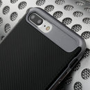 Rock Carbon Fiber Texture TPU PC Case For iPhone 7 Plus/8 Plus