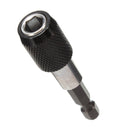 1PC Black 1/4" Hex Shank 60mm Quick Release Magnetic Screwdriver Bit Holder