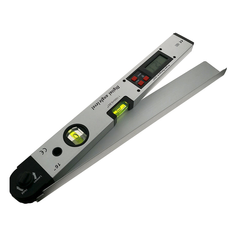 400mm 16 inch Electronic Protractor 0-225 Degree Digital Angle Level Meter Gauge  Electronic Protractor With LCD Display