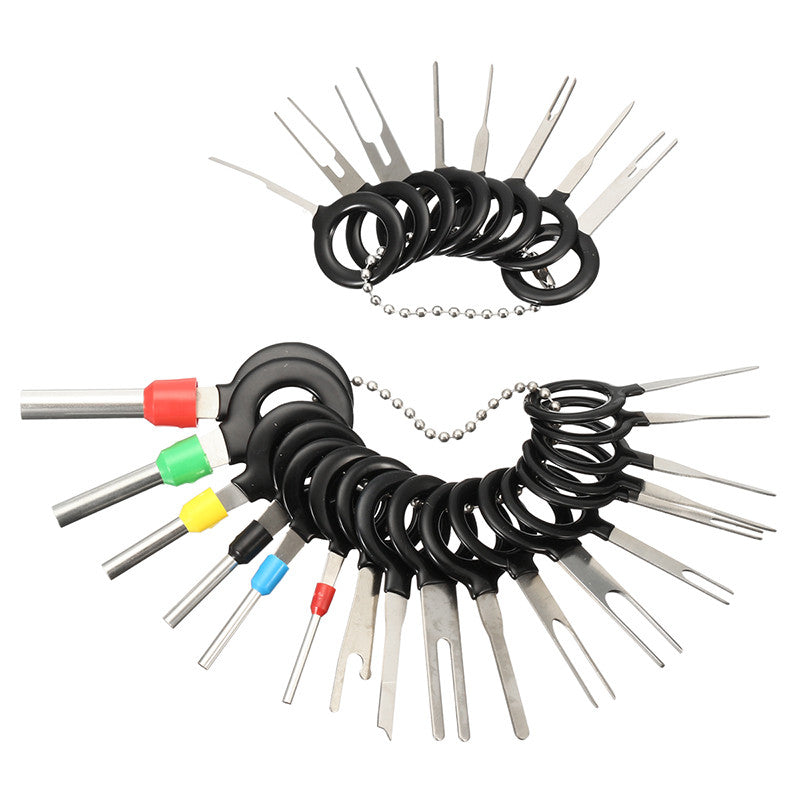 36Pcs Terminal Removal Tool Electrical Wiring Crimp Connector Pin Extractor Kit Automobiles Terminal Repair Hand Tools