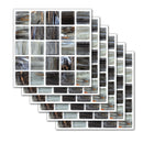 20x20cm 6Pcs Creative Tile Paste Wall Sticker Kitchen Bathroom Floor Decoration