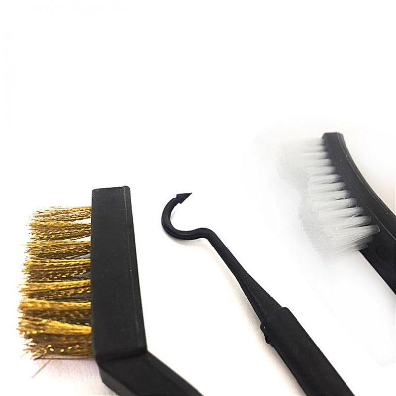 3pcs/set Gun Care Shotgun Cleaning Wire with Mini Wire Brush for Multi Cleaning Hardware Tools