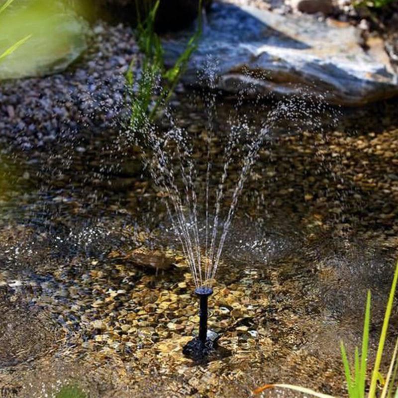 1.4W 5V High Power Floating Solar Fountain Water Pump Solar Panel Plants Watering Pool Garden Pumps