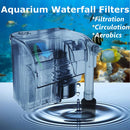 External Waterfall Water Filter Aquarium Fish Tank Water Pump Hang On Filter