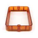 147.5 * 96mm Transparent Orange DLP Plastic Slot Material Rack Resin Vat With 5pcs FEP Film For DLP SLA 3D Printer Compatible 5.5 inch