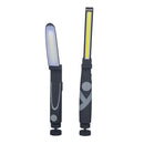 XANES ZY12 360Degree Rotation Folding USB Rechargeable COB Emergency Worklight with Magnetic Flashlight Work Light