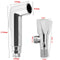 Bidet Shattaf Douche Spray Shut Off Valve Chrome Toilet Shower Head Hose Bathroom Accessories Set