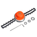 65Mn Grass Trimmer Head Coil Chain Brush Cutter Garden Grass Trimmer for Lawnmower