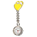 Sweet Heart Pocket Watch Stainless Dial Tunic Fob Pocket Doctor Nurse Watch
