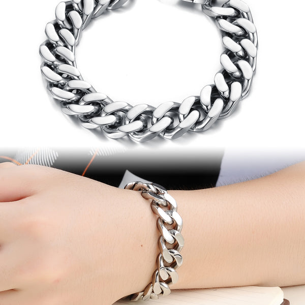 Titanium Steel Cuban Stainless Steel Male Bracelet