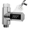 Loskii LW-103 LED Display Celsius Water Temperature Monitor Flow Self-Generating Electricity Water Shower Thermometer Instant Read