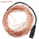 5M 50 LED Copper Wire Christmas Outdoor String Fairy Light DC12V