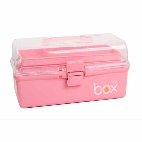 Three-layer Plastic Portable Art Tool Box Large Painting Box