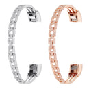 Stainless Steel Jewelry Watch Wristband Release Replacement For Fitbit Alta/HR