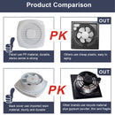 4 Inch 12W Mini Exhaust Fan Entilation Blower Hand Pull for Window Wall Kitchen Bathroom Toilet