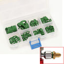 145Pcs A/C R134a System Air Conditioning O Ring Seals Washer Kit