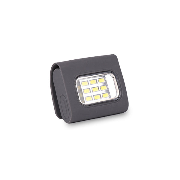 4 Modes 9 LED Magnetic Clip Work Light Constantly Bright Flashlight USB Rechargeable Motorcycle Lamp Outdoor