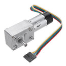 Machifit JGY-370 DC 12V Double Shaft Motor Reduction Gear Turbine Worm Self-locking Motor