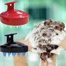 Silicone Shampoo Scalp Shower Washing Head Hair Massage Massager Brush Comb Electric Massager