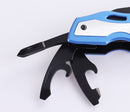 LAOTIE 8 IN 1 MultiFunctional Tools Bicycle Repair Outdoor Tool Field Survival Repair Tool Knife