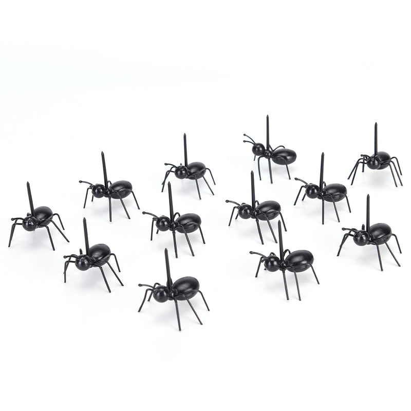 Honana 12pcs Cute Ant Fruit Fork DIY Novelty Eco-friendly Plastic Desserts Snack Novelties Toys