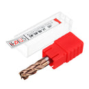 Drillpro 1-8mm 4 Flutes Tungsten Carbide End Mill Cutter HRC55 AlTiN Coating End Mill Cutter CNC Tool