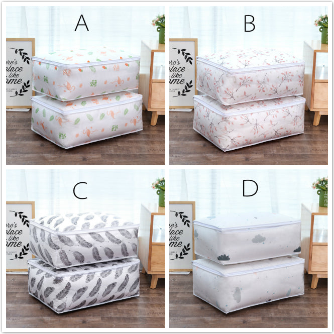 Folding Washable PEVA Quilts Storage Bags Portable House-moving Container Clothes Storage Bag