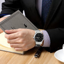 DOM M-11D Casual Super Slim Men Watch 3ATM Waterproof Date Week Display Quartz Watch