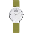 SMAEL 1835 Simple Women Fashion Silicone Strap Thin Dial Waterproof Quartz Watch