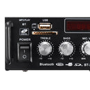 BT-298A 12V 220V HIFI Audio Stereo Power Amplifier bluetooth FM Radio 2CH 600W