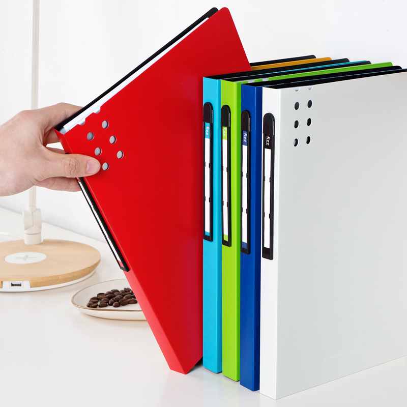 Fizz FZ102012 A4 File Folder Document Storage 20 Sheets Desktop File Organizer Office School Supplies