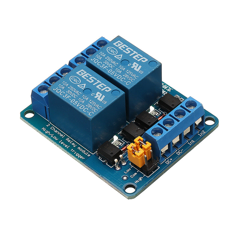 BESTEP 2 Channel 5V Relay Module High And Low Level Trigger For Auduino