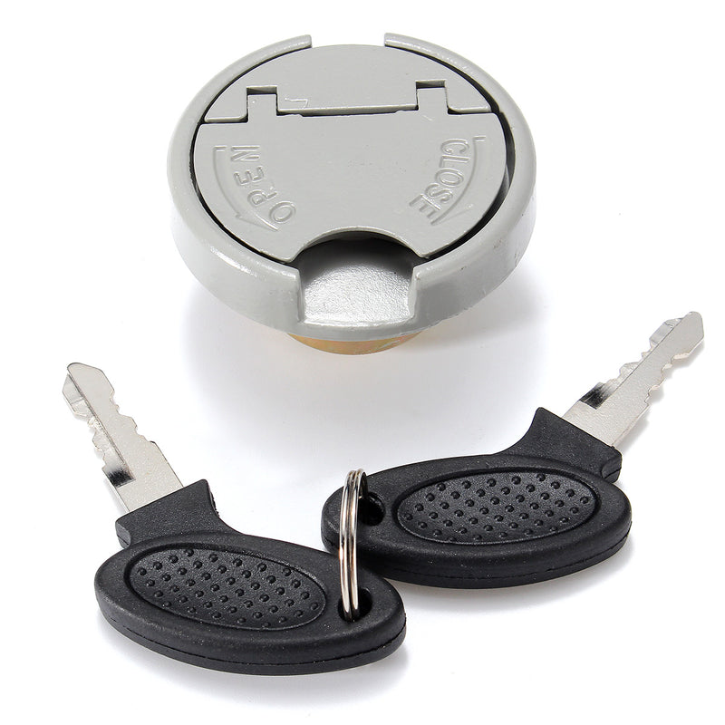 Gas Fuel Tank Cap Lock & Keys For Scooter GY6 4-Stroke 139QMB TAOTAO BAJA SUNL