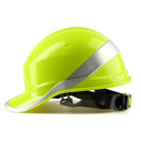 Diamond V Hard Hats Safety Work 8 Point Vented Construction Ratchet Helmets New