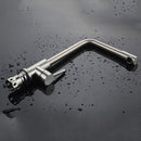 Stainless Steel Kitchen Water Tap Hot&Cold Mixer Basin Sink Faucet Brushed Surface Single Handle Faucet