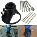 Drillpro Drill Carving Locator 4pcs 3mm Twist Drills and 6pcs Wood Milling Burrs For Rotary Tools