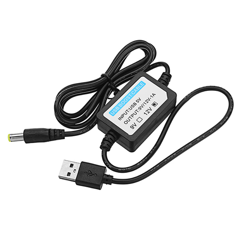 3pcs USB Boost Line Power Supply Module 5V To 12V Power Line 1A Power Cord