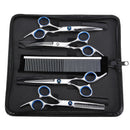 7Pcs/Lot Dog Cat Grooming Scissors Set Hair Trimmer