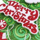 LED Pendant Santa Claus Hanging Ornament with String Light for Holiday Party Home Christmas Tree Decoration