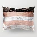 50*30CM Long Hug Pillow Case Horror Sofa Cover Print Twill Marble Pattern Geometric Cushion Cover