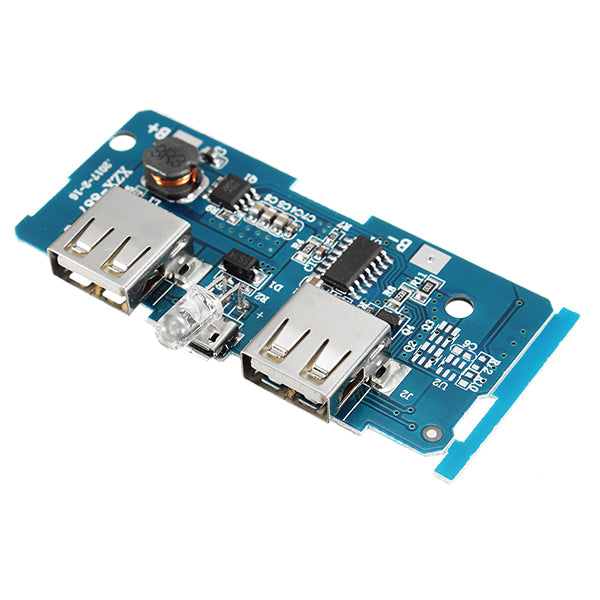 5pcs 3.7V To 5V 1A 2A Boost Module DIY Power Bank Mainboard Built In 18650 Lithium Battery